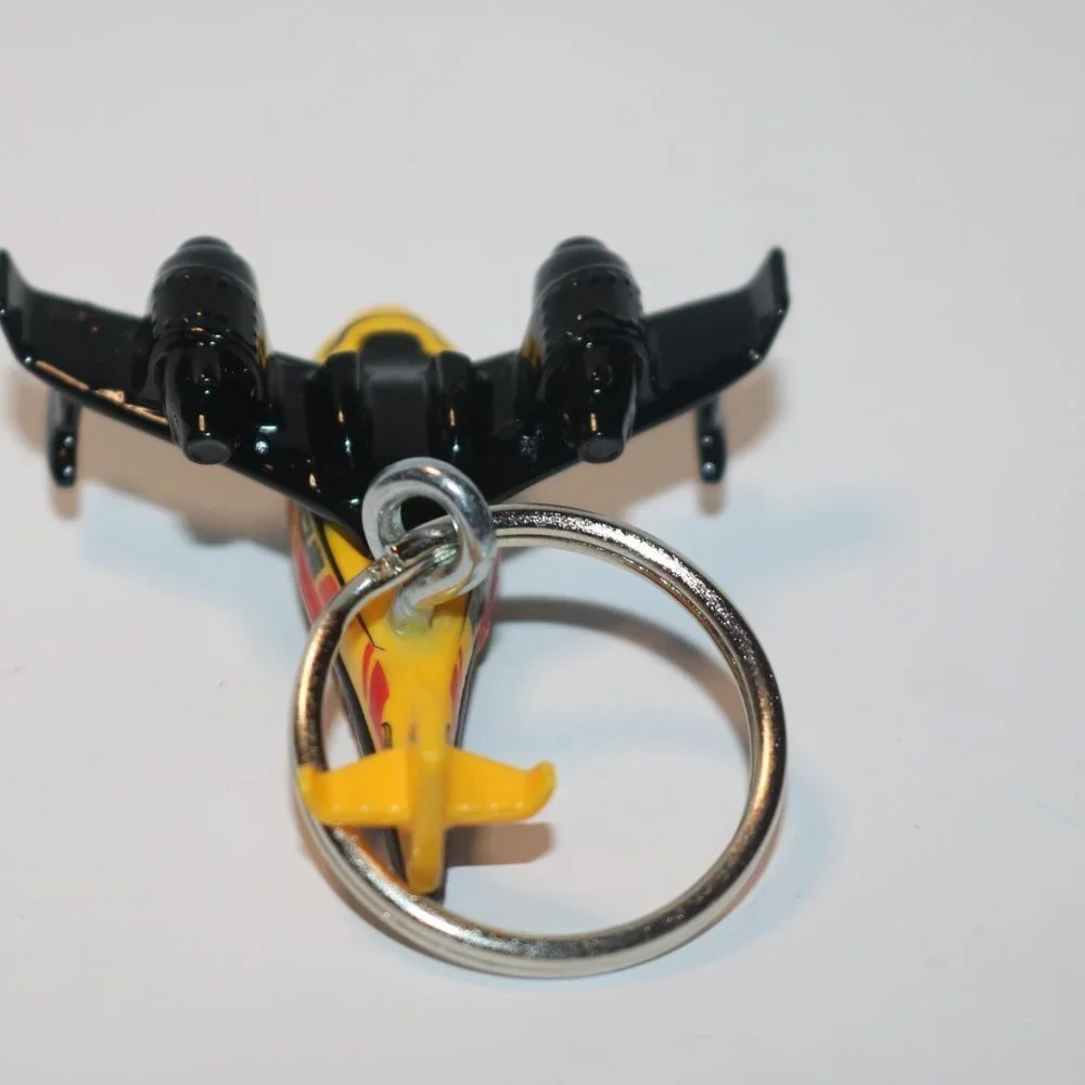 Hot Wheels Rescue Water Bomber plane CUSTOM keychain